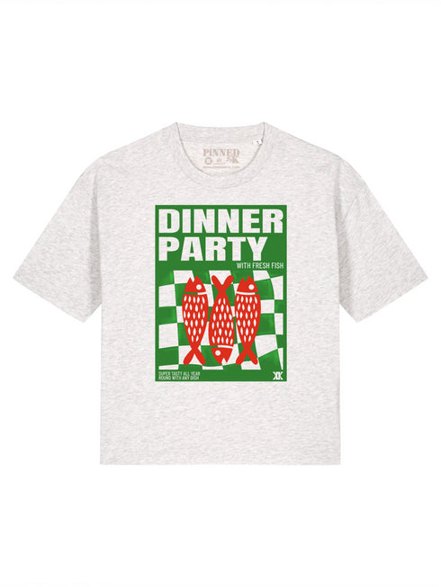 Boxy T-shirt Dinner Party Fish
